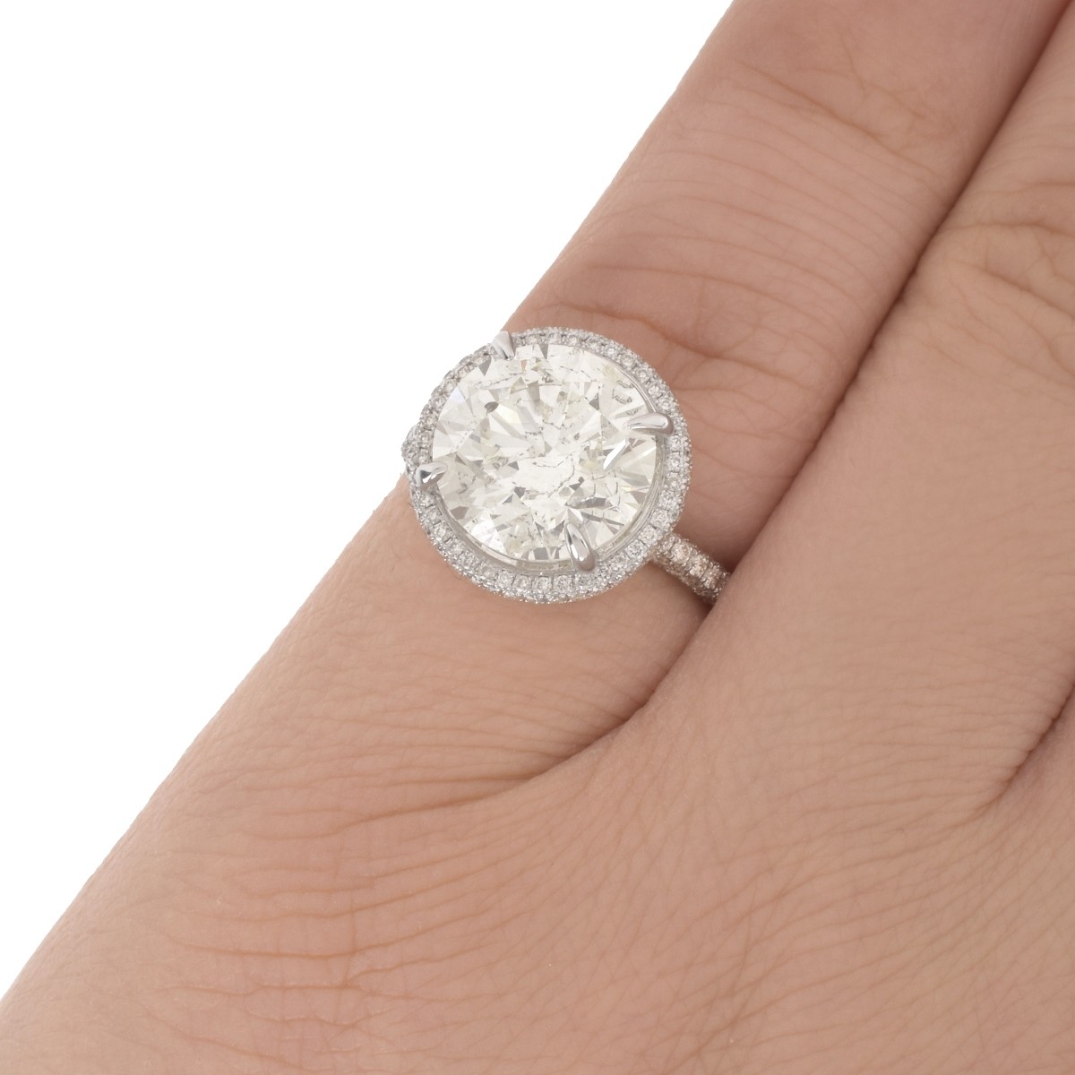 IGL Diamond and 14K Engagement Ring