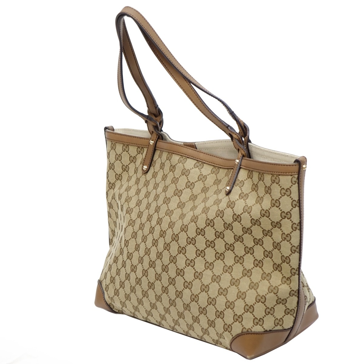 Gucci Craft Monogram Tote Bag with Pochette