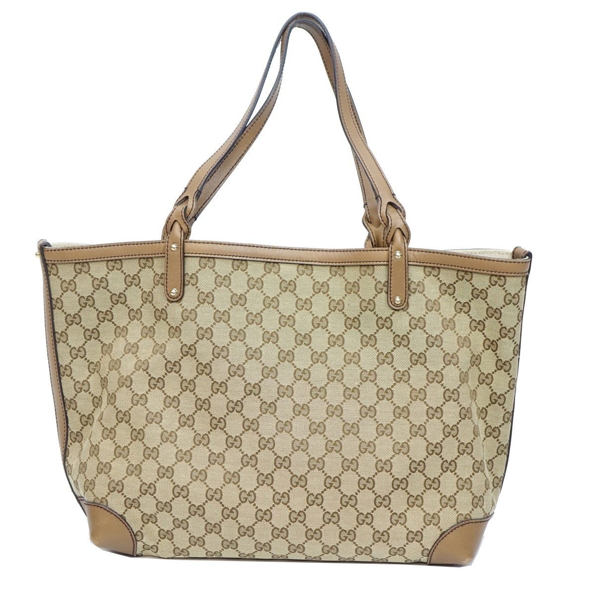 Gucci Craft Monogram Tote Bag with Pochette