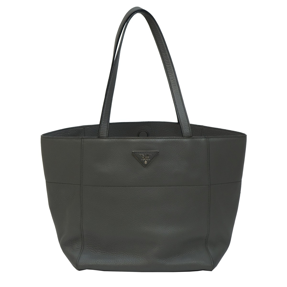 Prada Calf Leather Shopping Tote