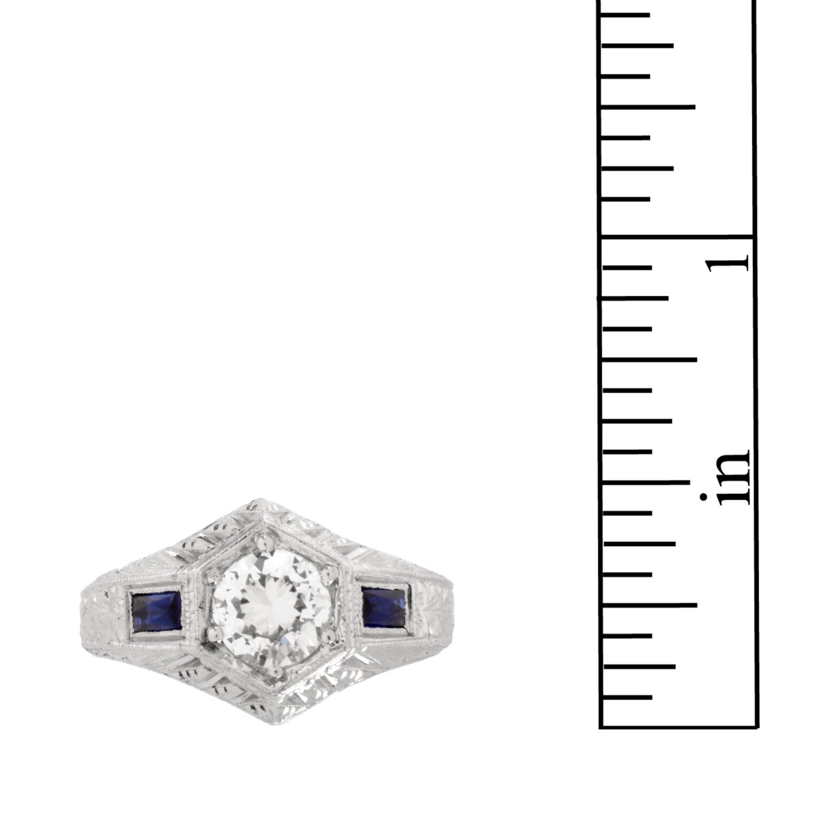 Art Deco Diamond and 18K Ring