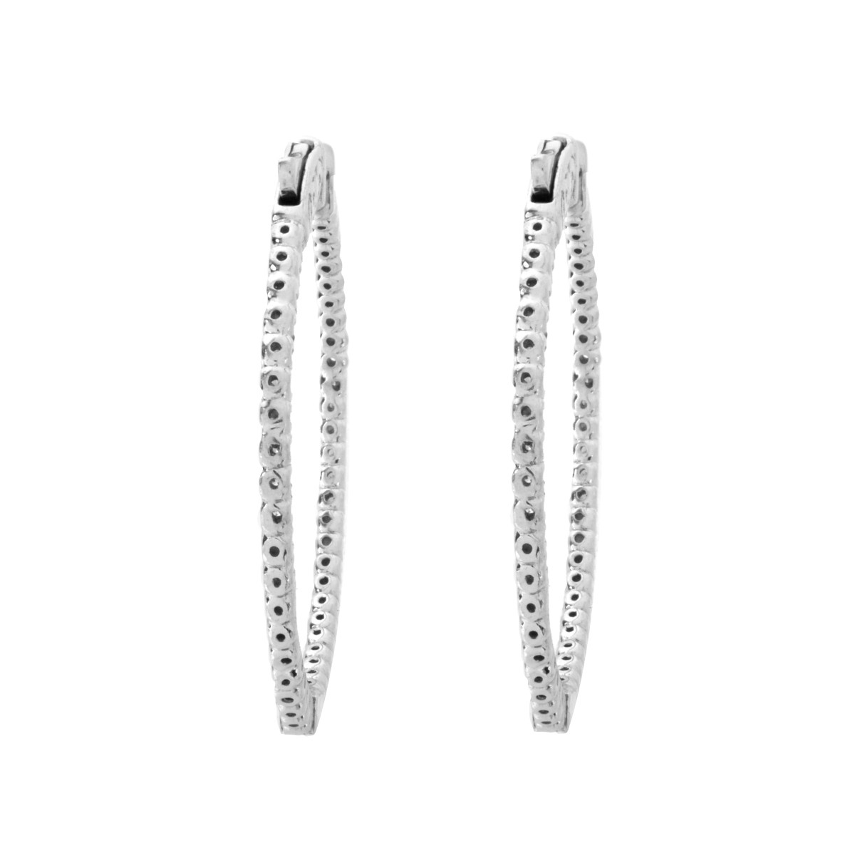 Diamond and 14K Earrings