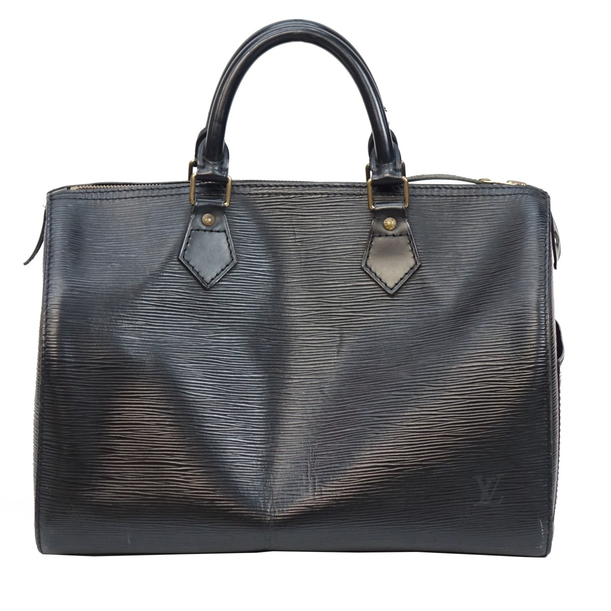 Louis Vuitton Speedy 30 Black Epi Handbag