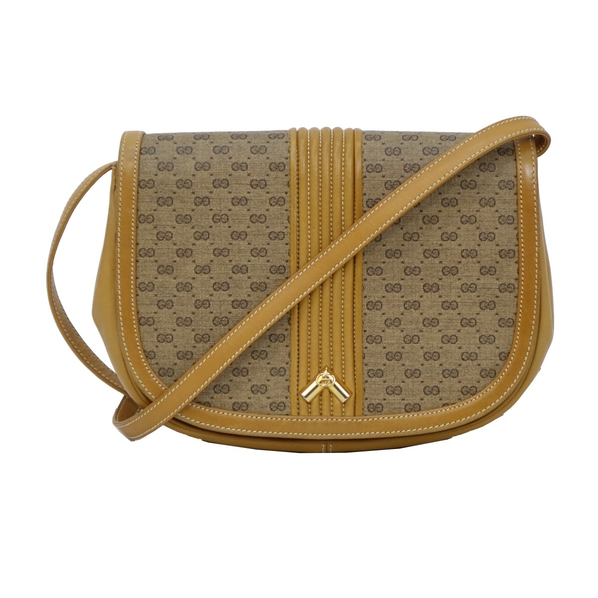 Vintage Gucci Monogram Shoulder Bag