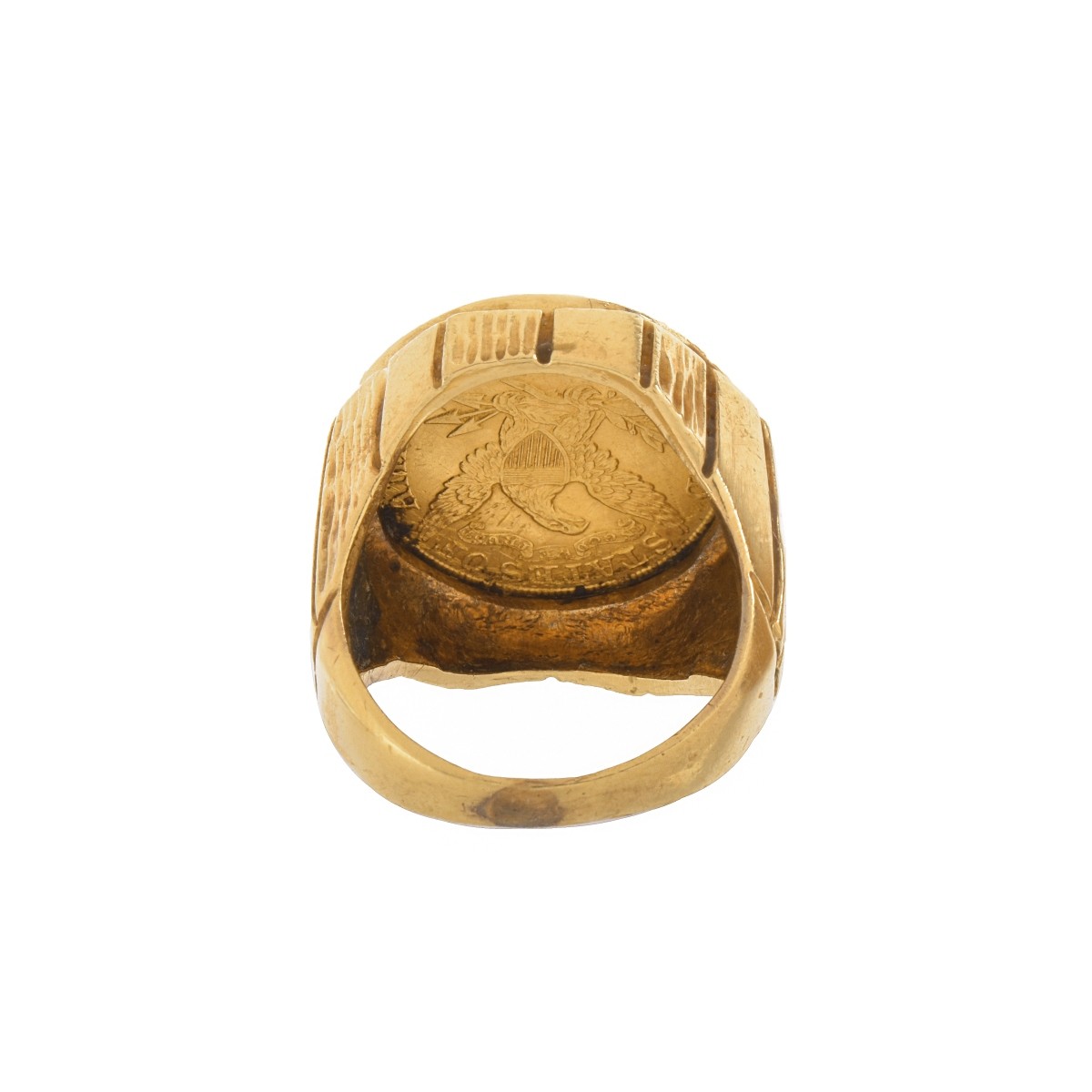 US $5 Gold Coin Ring