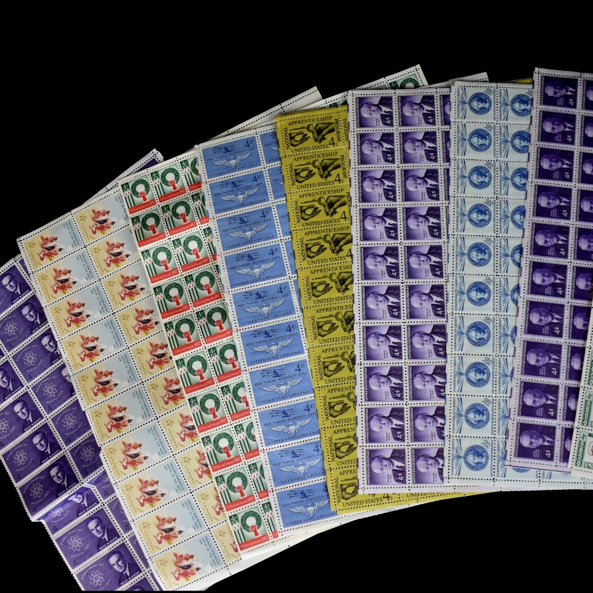 Vintage Assorted U.S. Stamp Collection