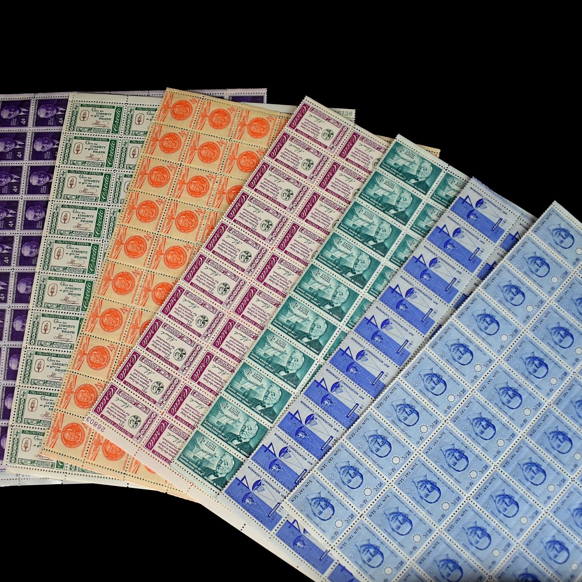 Vintage Assorted U.S. Stamp Collection