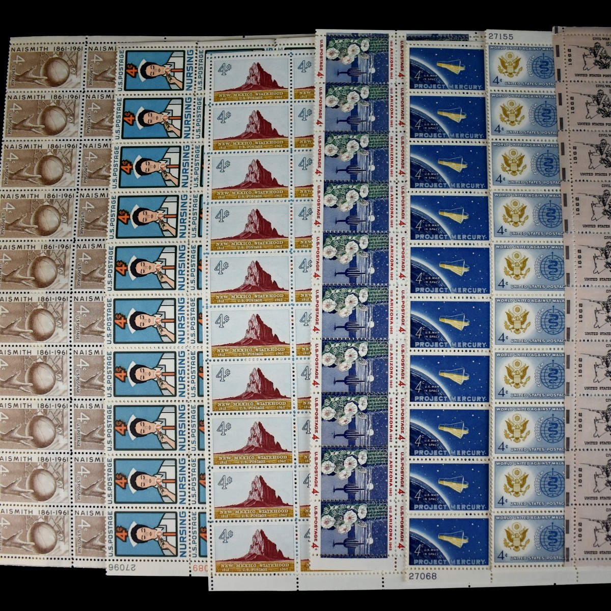 Vintage Assorted U.S. Stamp Collection