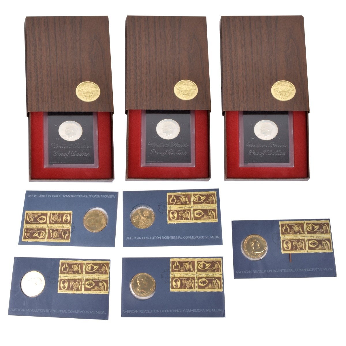 Eisenhower Proof Dollars & Commemorative Medals