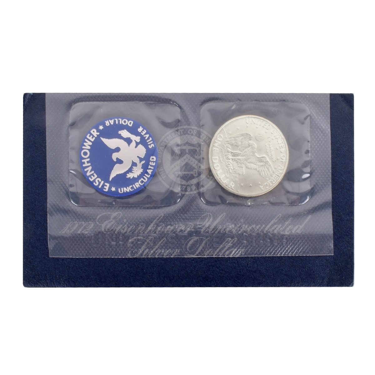 (11) 1972 Eisenhower Silver Dollars