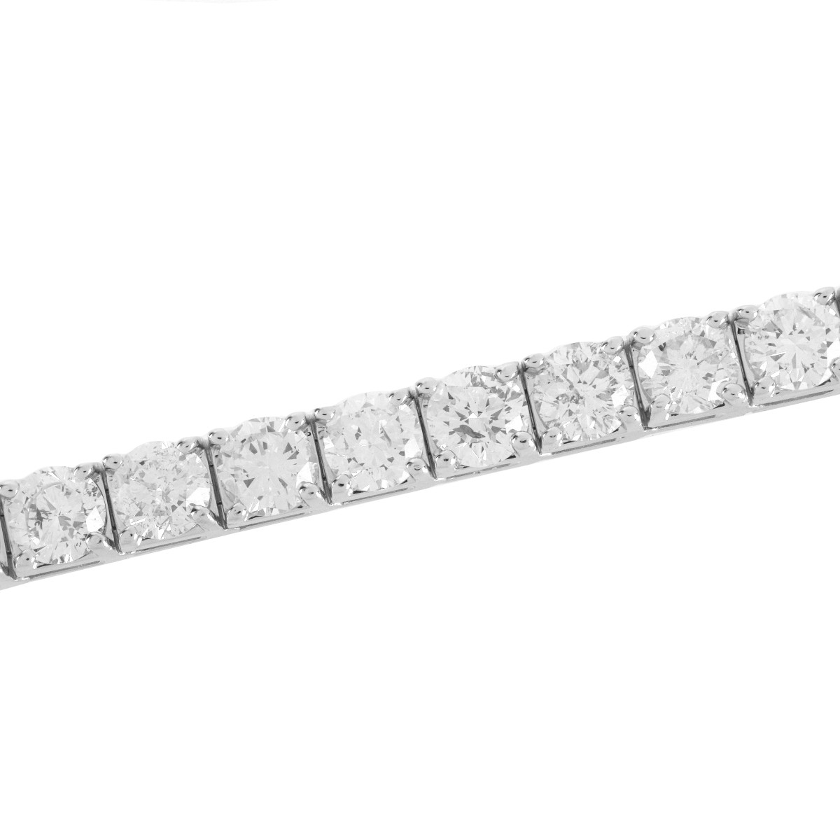 Diamond and 18K Tennis Bracelet