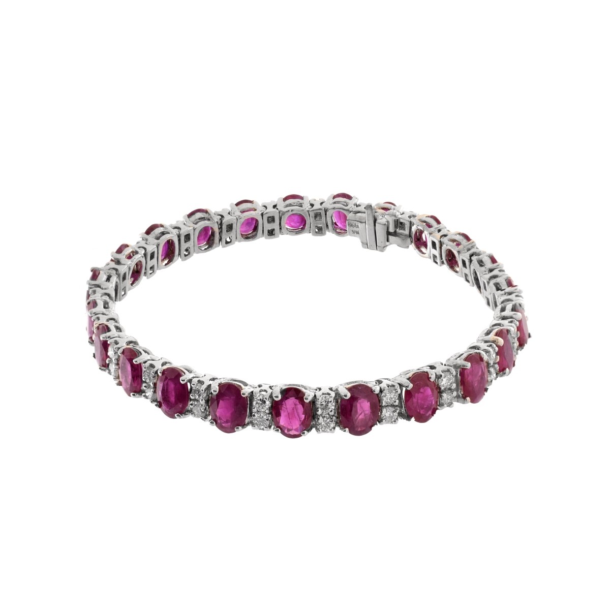 Ruby, Diamond and 14K Bracelet