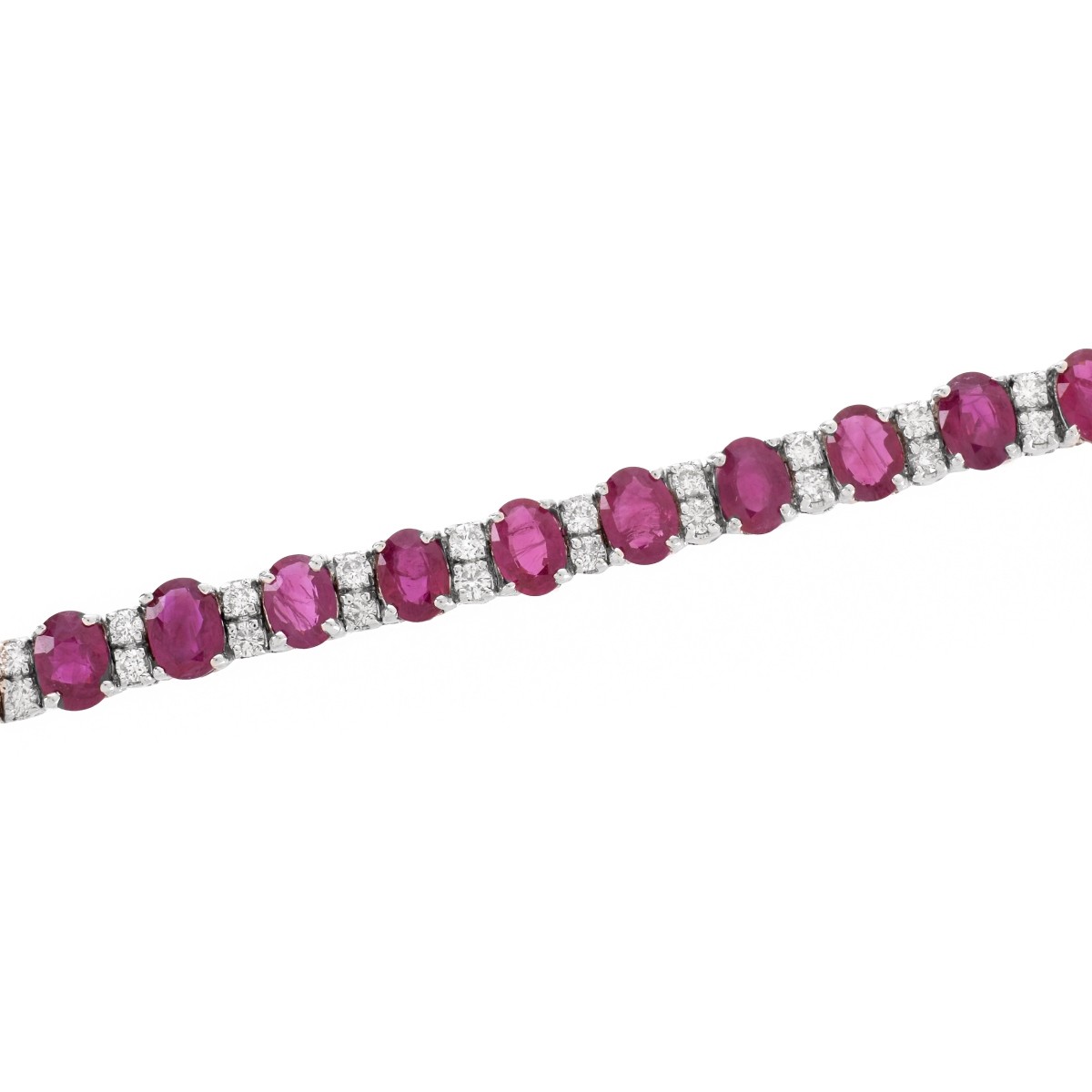 Ruby, Diamond and 14K Bracelet