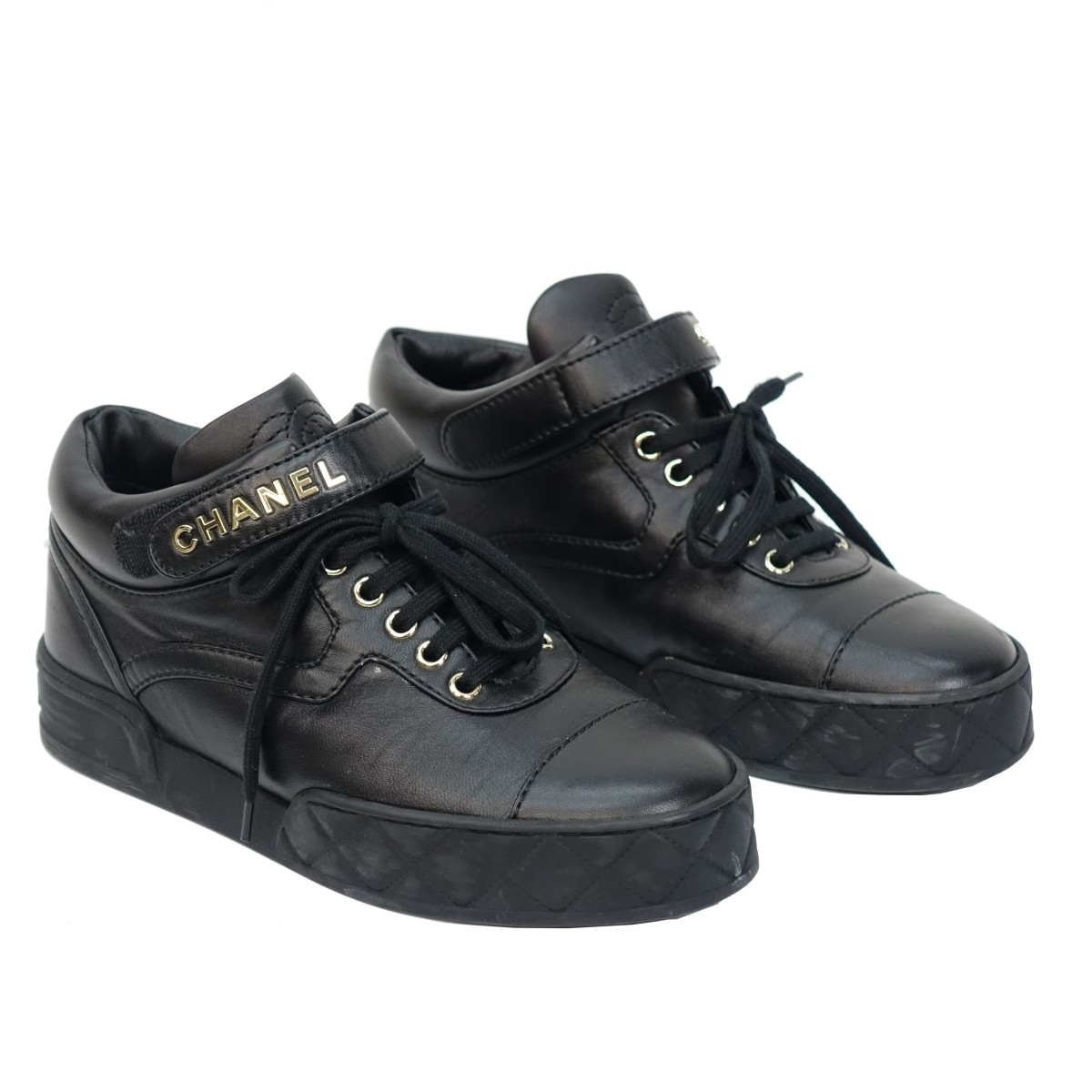 Chanel High Top Sneakers