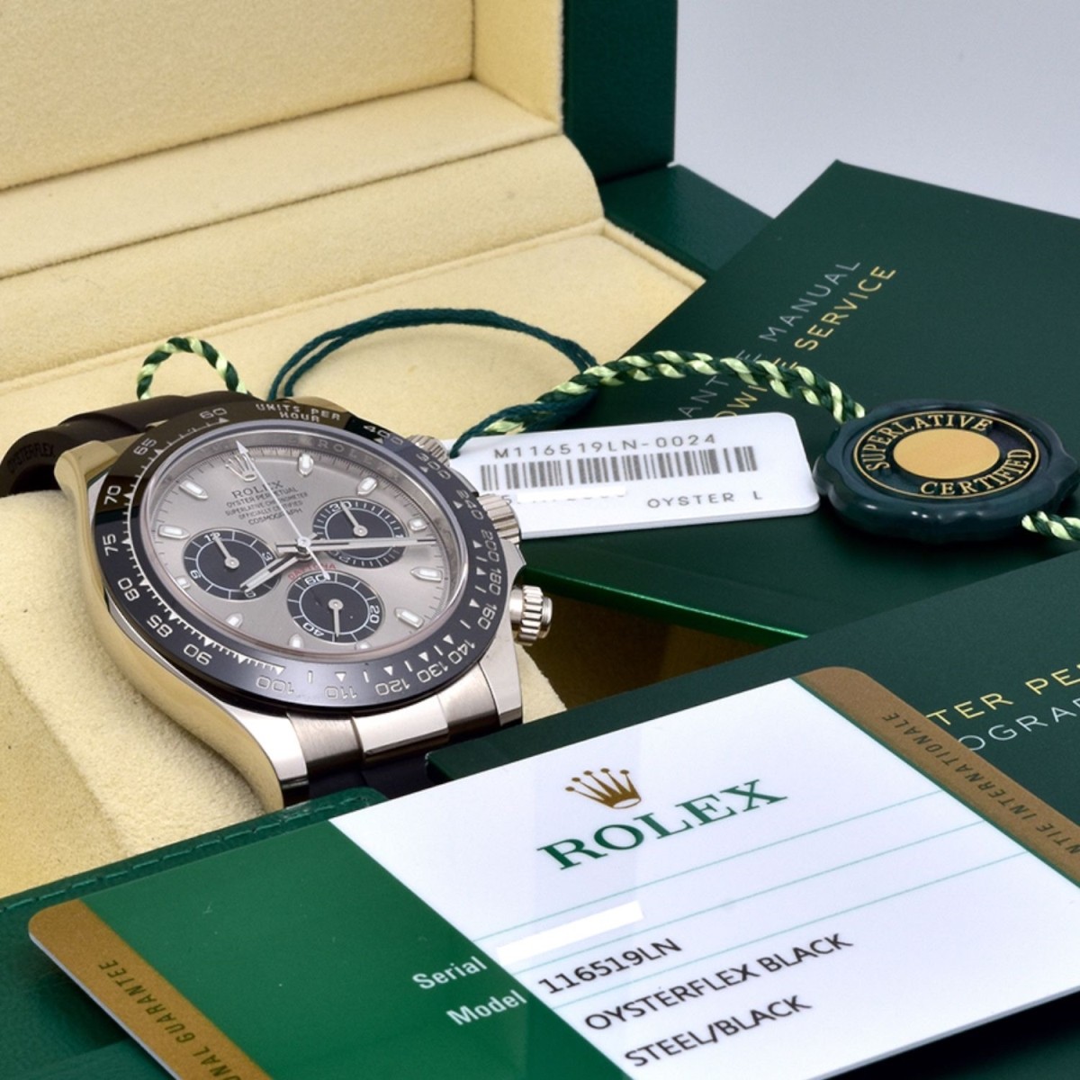 Rolex Daytona 116519LN White Gold