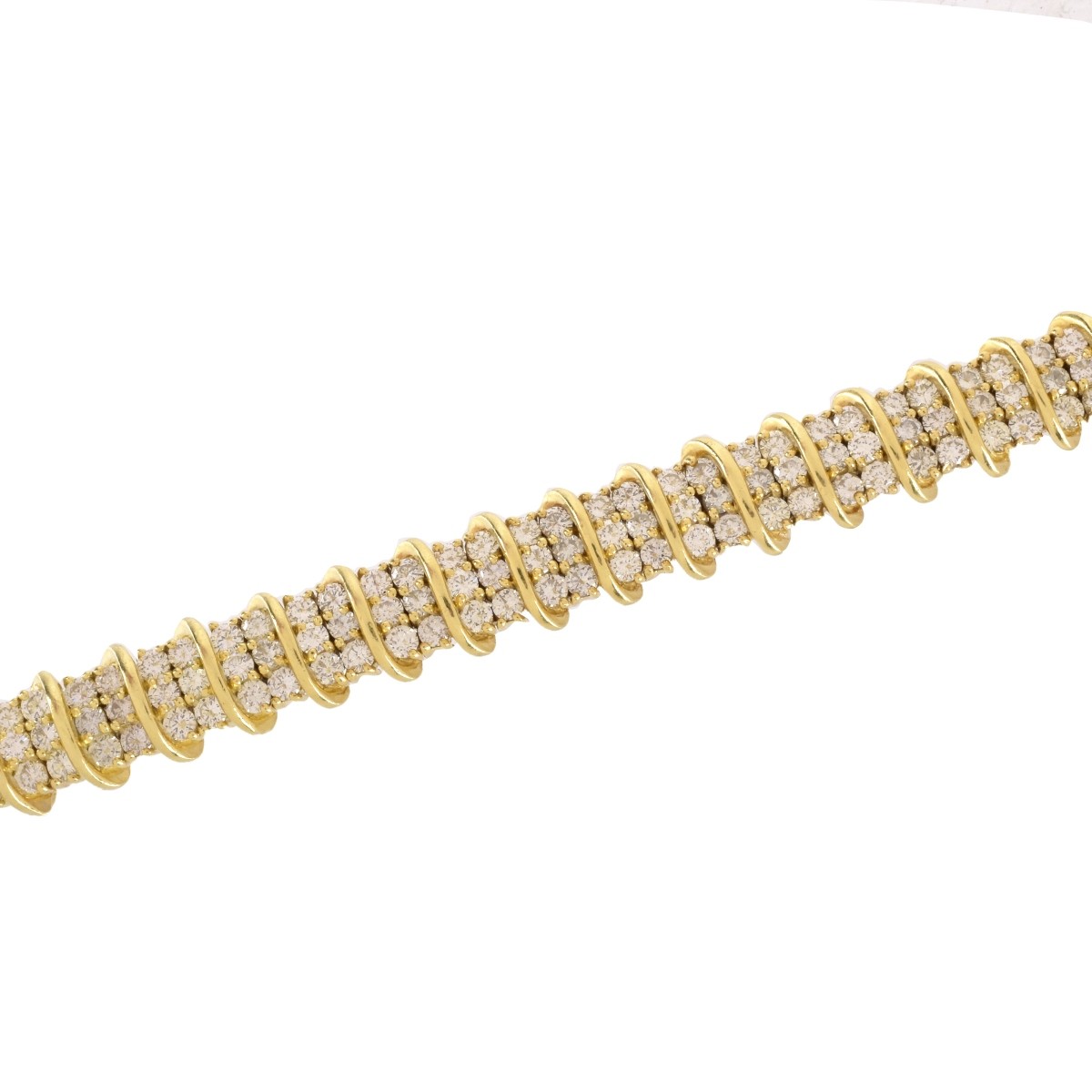 Jose Hess Diamond and 18K Bracelet