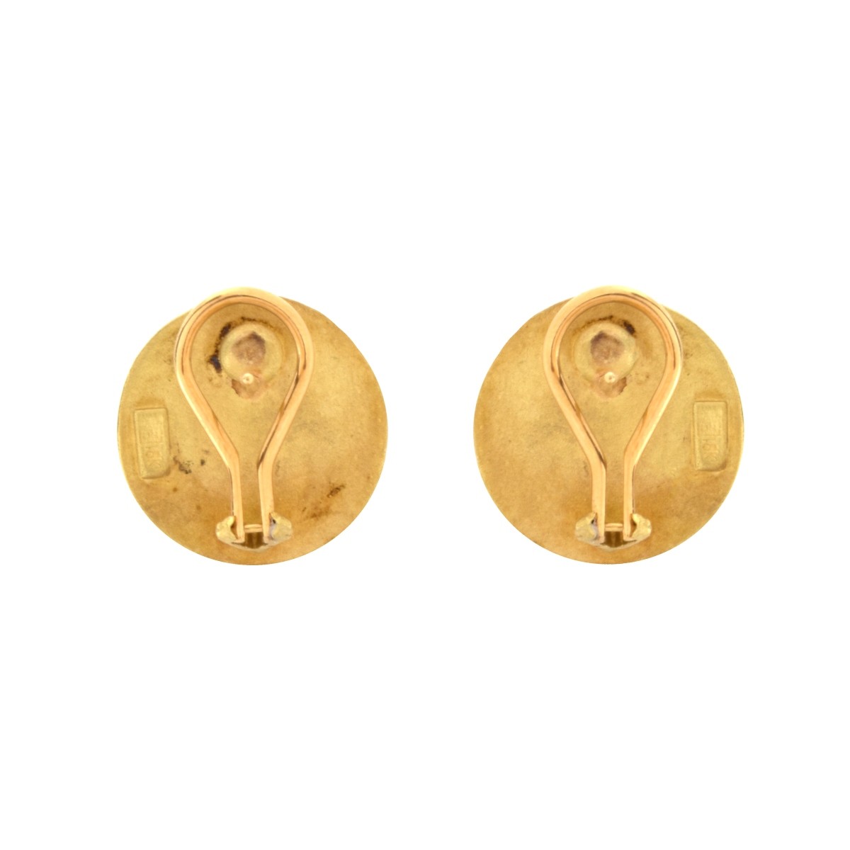 Moonstone and 18K Earrings