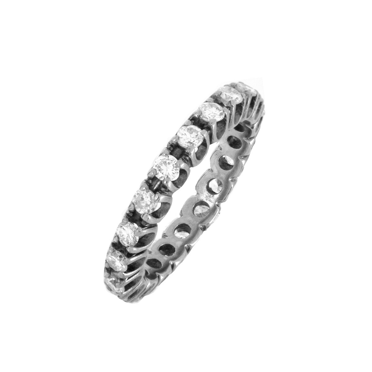 Diamond and 14K Eternity Band