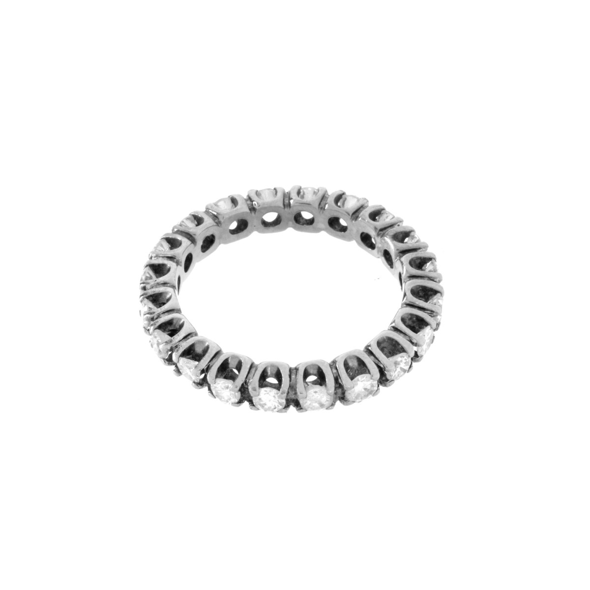 Diamond and 14K Eternity Band