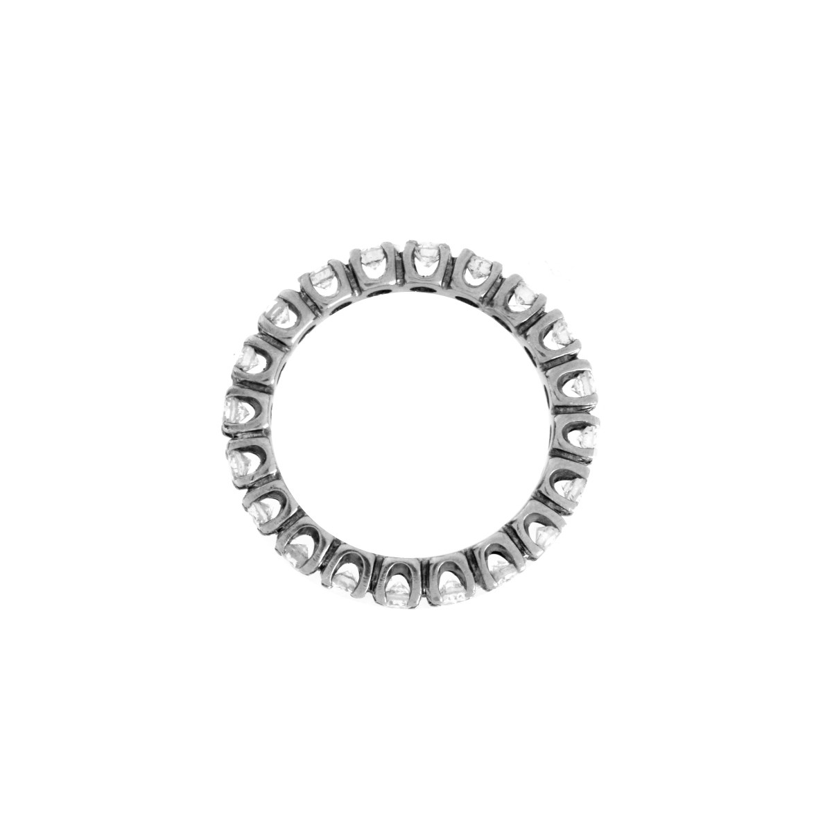 Diamond and 14K Eternity Band