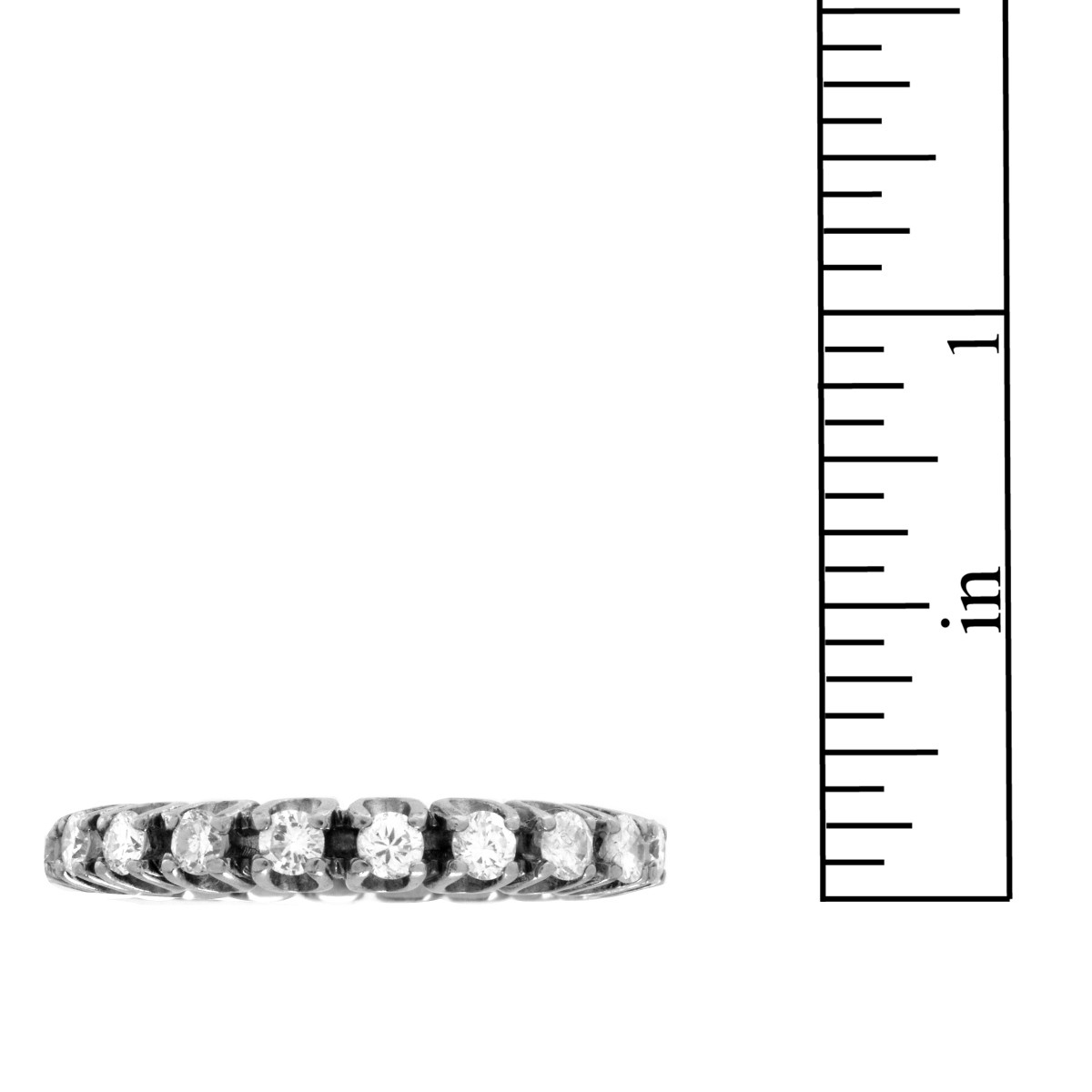 Diamond and 14K Eternity Band