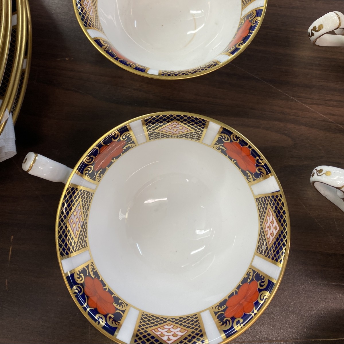 (61) Pc. Royal Crown Derby "Imari" Service