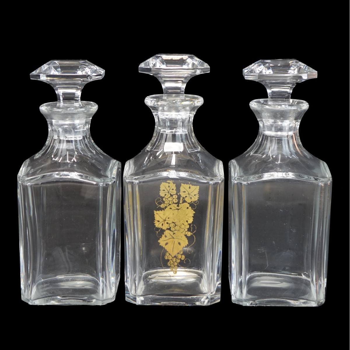 (3) Baccarat Crystal Decanters