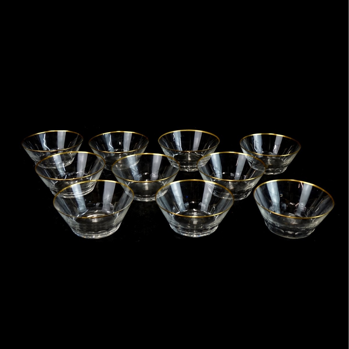 (10) Baccarat Crystal Bowls