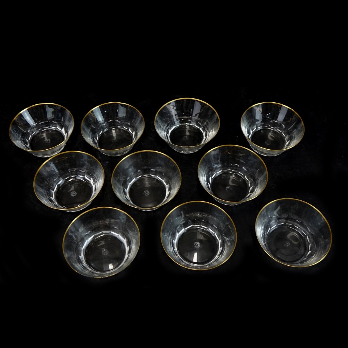 (10) Baccarat Crystal Bowls