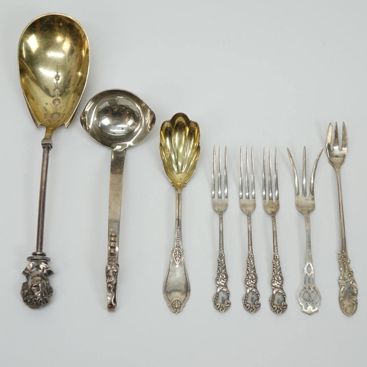 (8) Sterling Silver Tableware