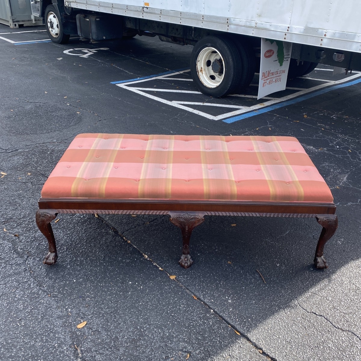 Baker Furniture Co. Upholstered Bench