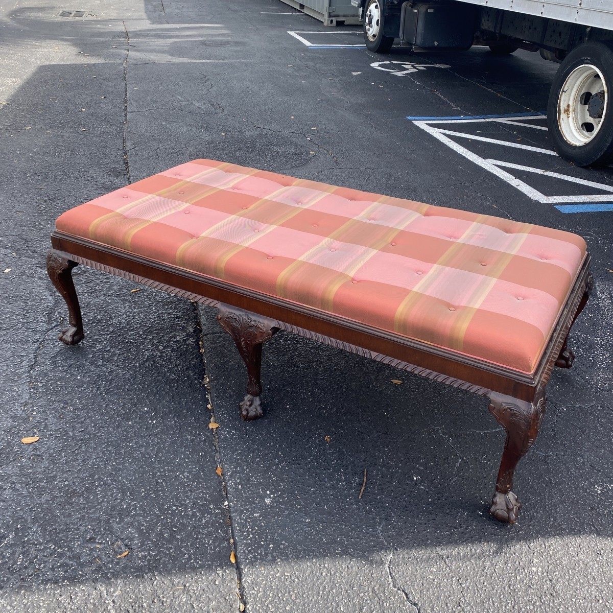 Baker Furniture Co. Upholstered Bench