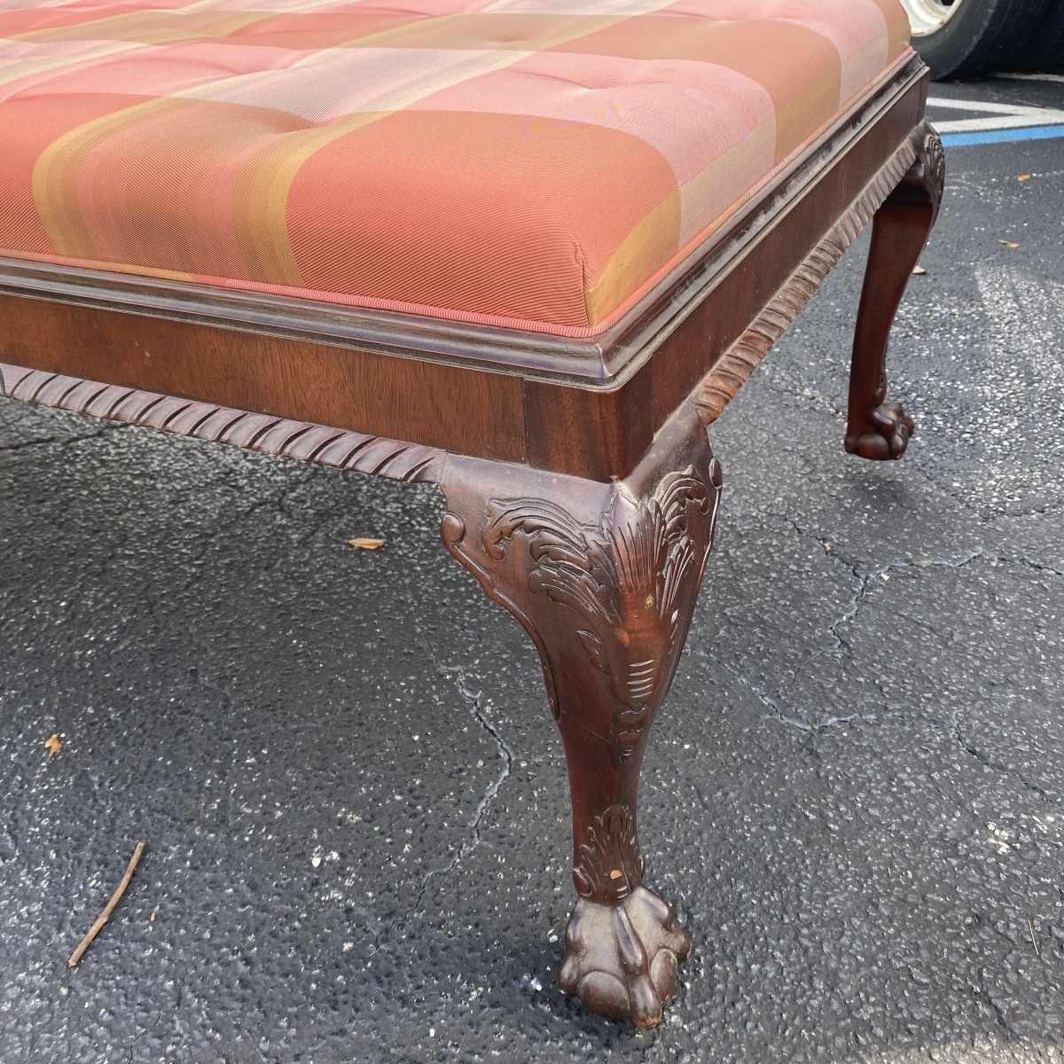 Baker Furniture Co. Upholstered Bench