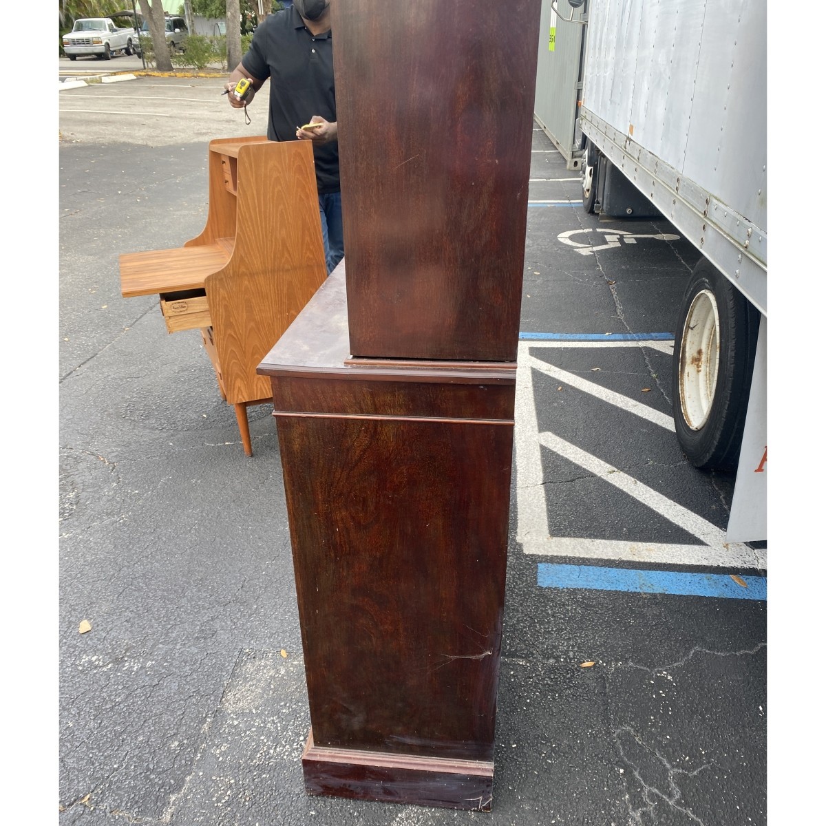 Antique Chinese Chippendale Display Cabinet