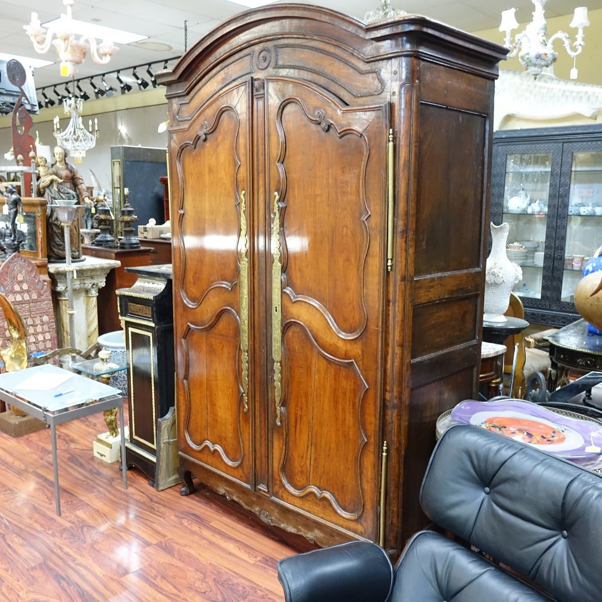 18th C. French Louis XV Provincial Armoire