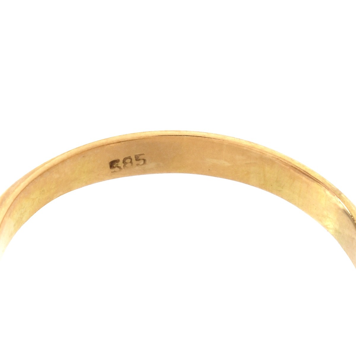 Enamel and 14K Ring