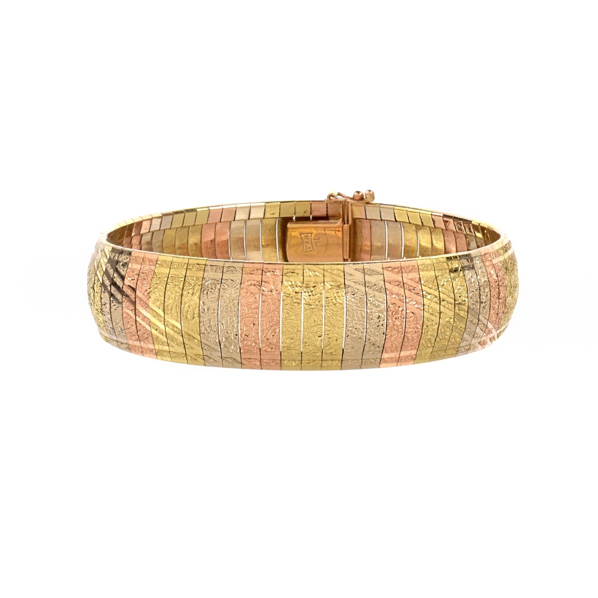 Tri-color 14K Bracelet