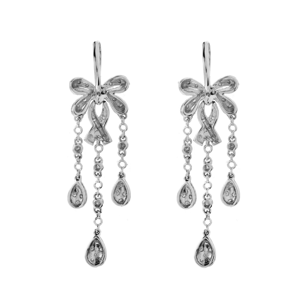 Diamond and 14K Earrings