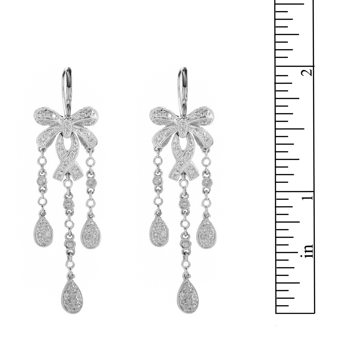 Diamond and 14K Earrings