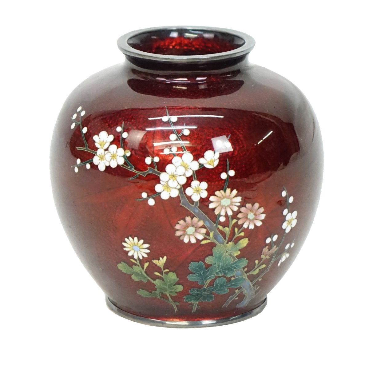 Antique Japanese Cloisonne Vase