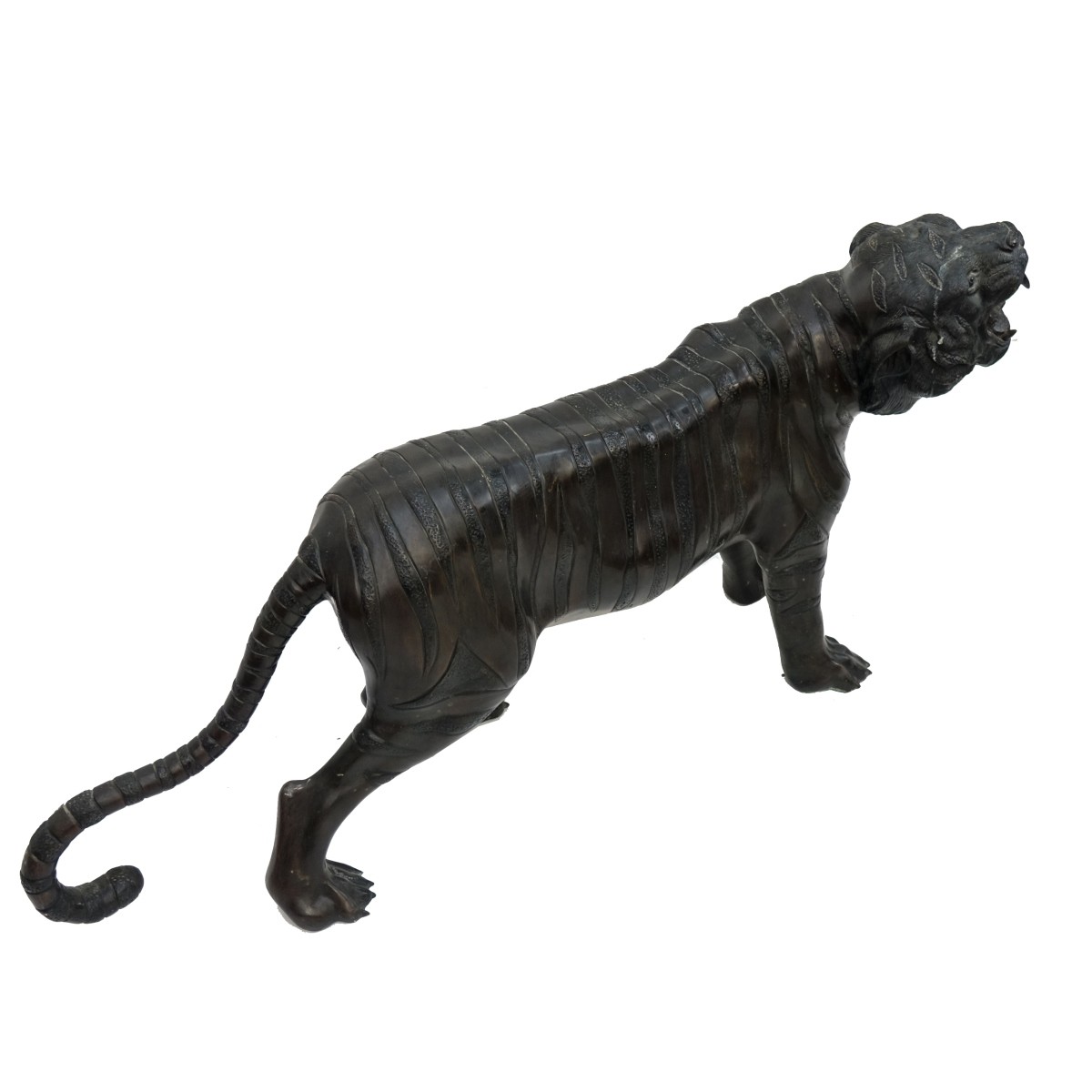 Life Size Japanese Bronze Tiger