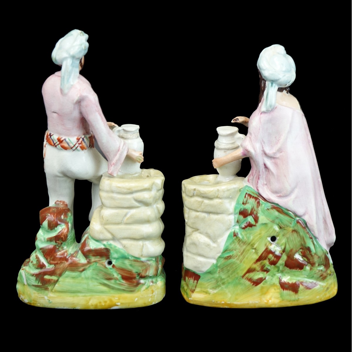 Pair of Antique Staffordshire Figurines
