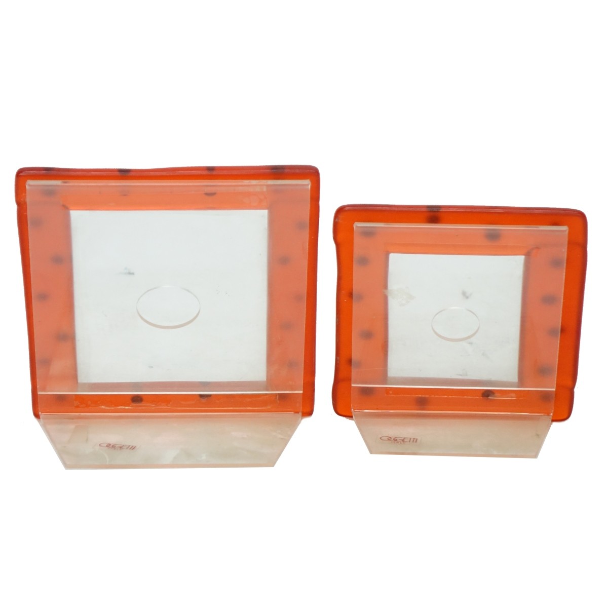 Murano Oggetti Glass Photo Frames