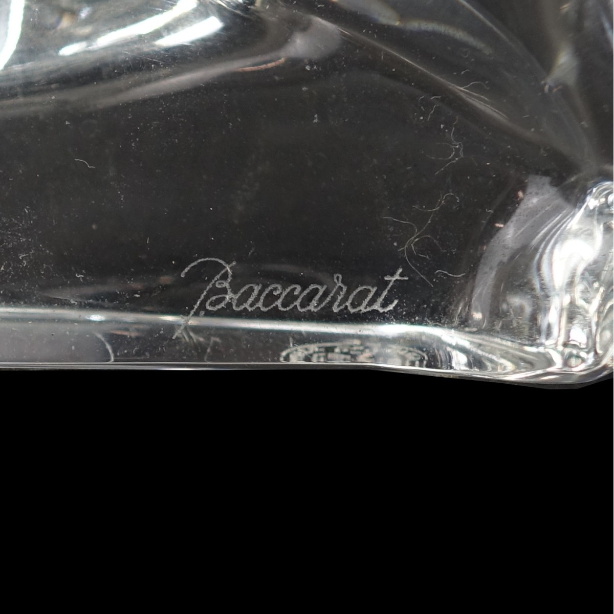 Baccarat Crystal Labrador Figurine