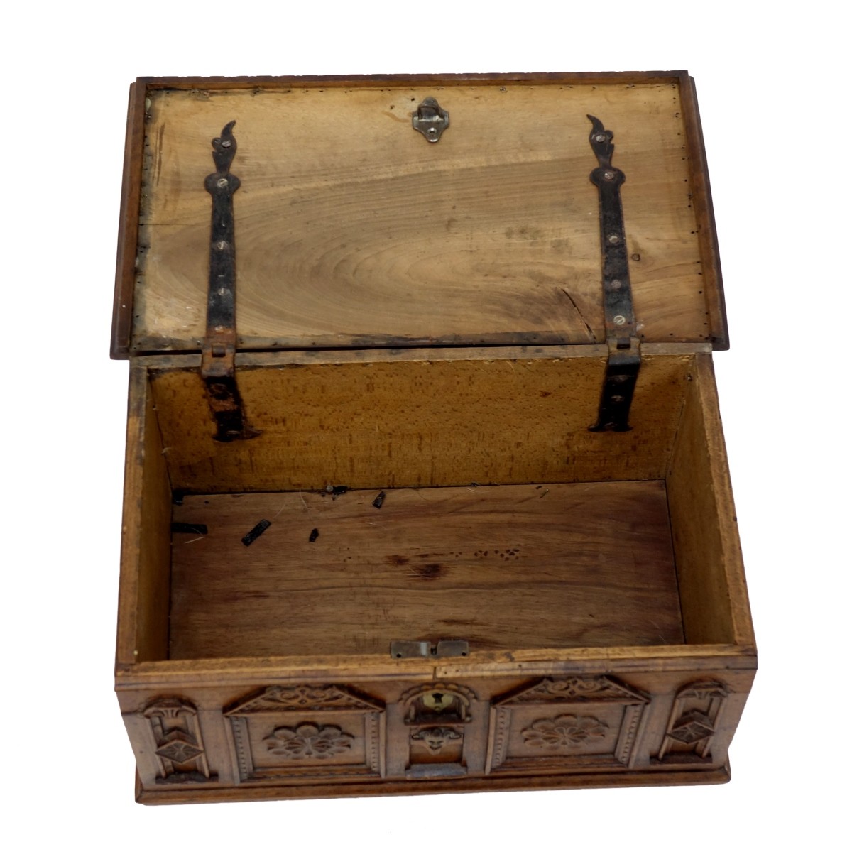 Antique Spanish Colonial Footed Box