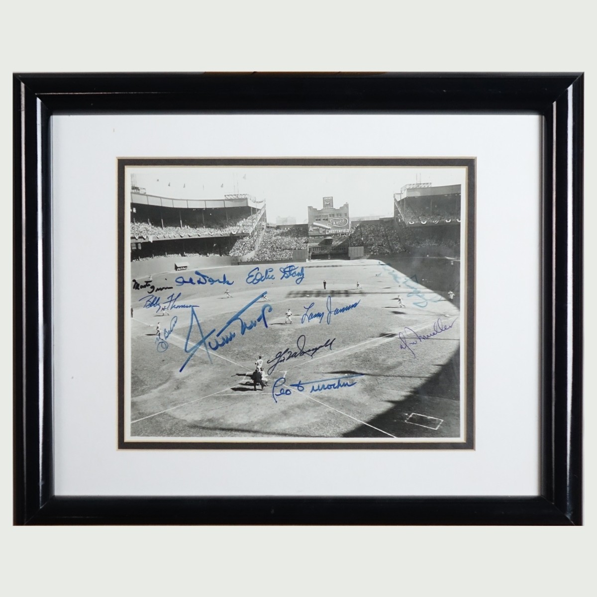 1951 World Series Signed Photograph