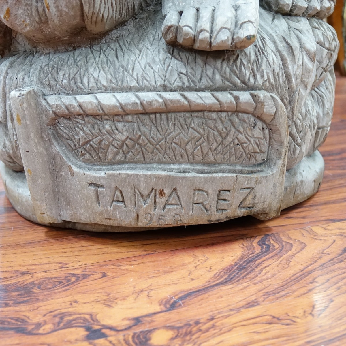 Frank Tamarez (20th C.) Wood Sculpture