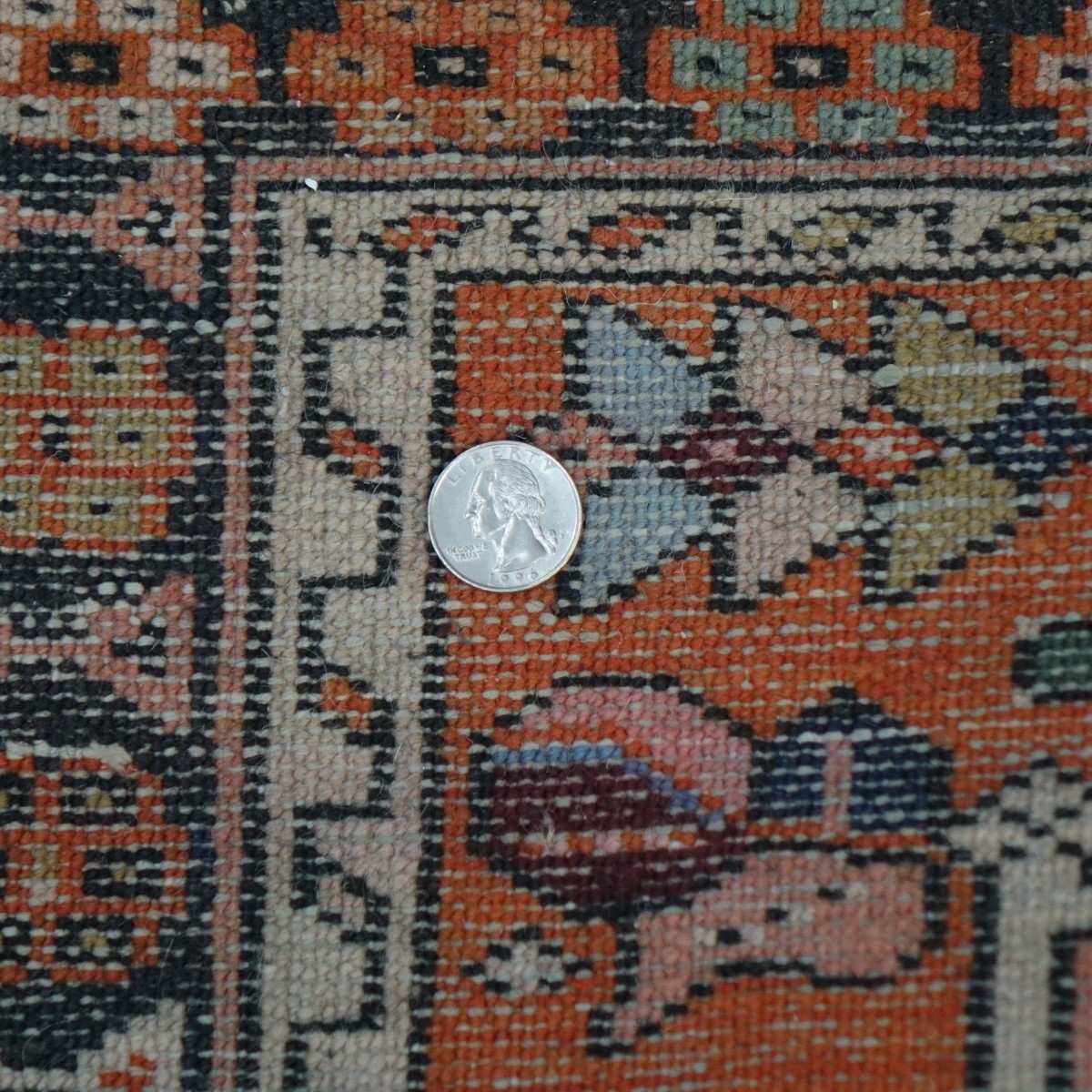 Semi Antique Turkish Oriental Runner