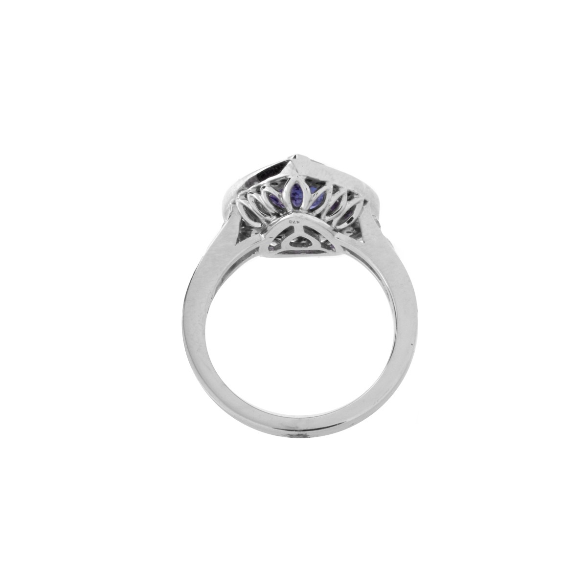 Tanzanite, Diamond and 14K Ring