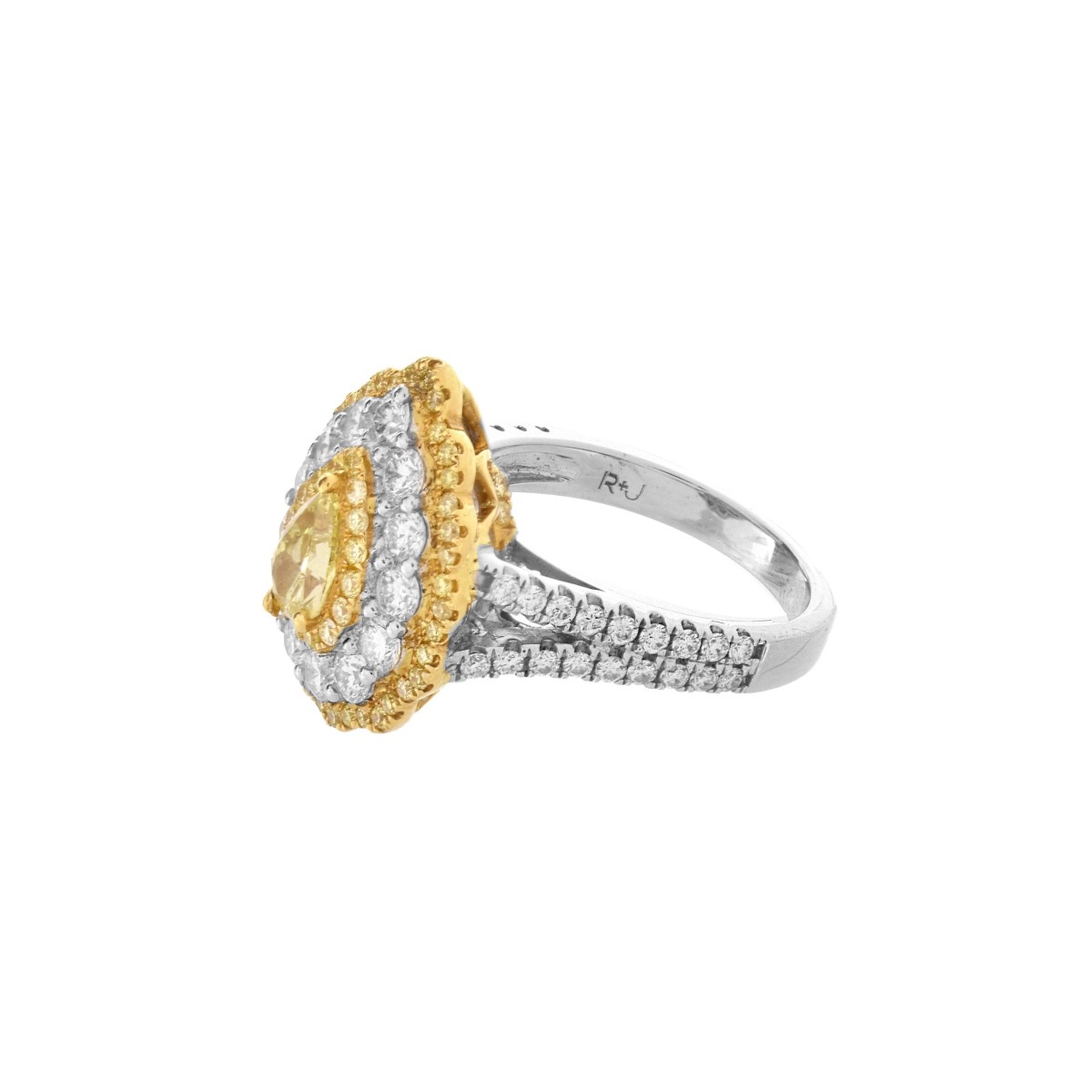 Diamond and 18K Ring